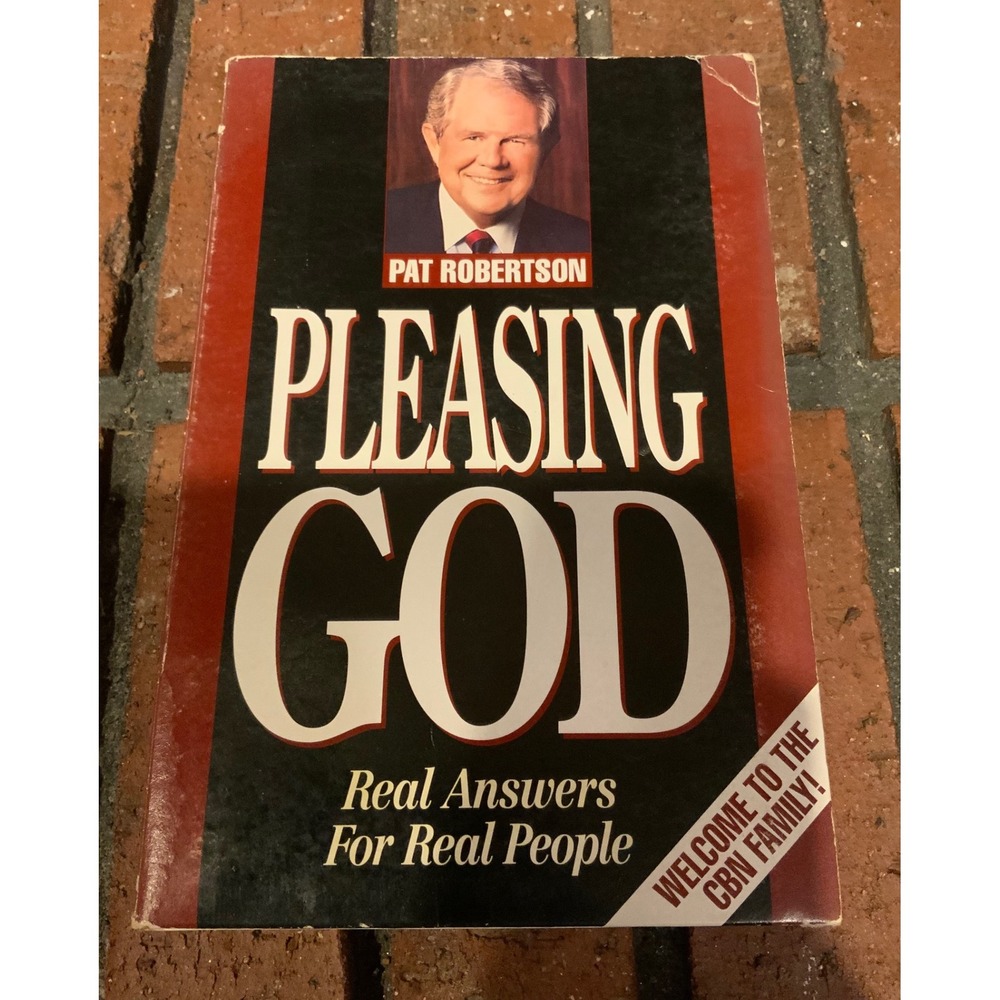Pleasing God: Real Answers for Real People Pat Robertson 2 Cassette & Book 1996